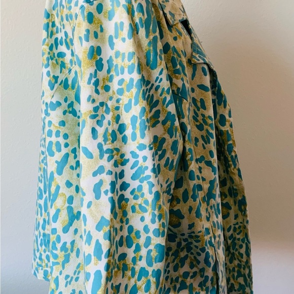 Colorful Leopard Print Jacket - Picture 2 of 6